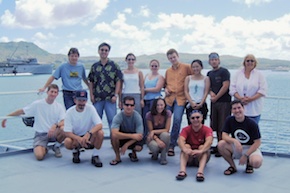 Fourteen scientists participated on the 2002 JQZ expedition.